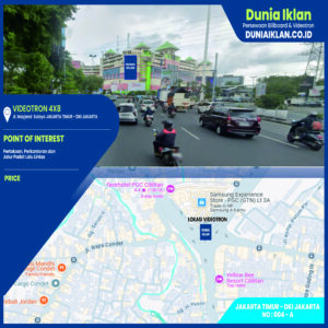 Videotron Outdoor ukuran 4 x 8   Meter Vertikal Jl. Mayjend Sutoyo Jakarta Timur