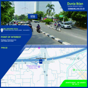 Billboard Ukuran 10 x 5 Meter Horisontal Jl. Panjang Kec. Kebon Jeruk Jakarta Barat