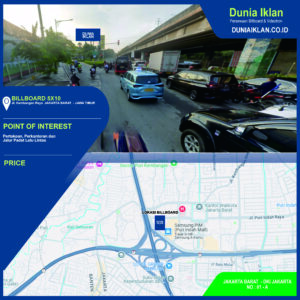 Billboard Ukuran 5 x 10 Meter Horisontal Jl. Kembangan Raya No. 86 Jakarta Barat