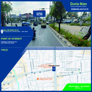 Billboard Ukuran 10 x 5 Meter Horisontal Jl. Lapangan Bola Jakarta Barat