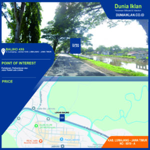 Baliho Ukuran 4 x 6 M Vertikal Jl. Lumajang - Jember Lumajang Jawa Timur