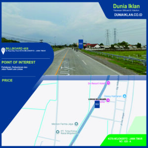 Billboard Ukuran 4 x 8 M Vertikal Jl. By Pass Mojokerto Jawa Timur