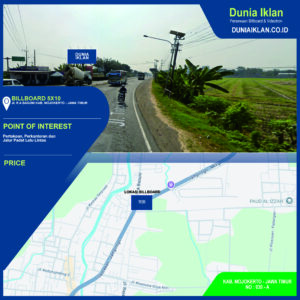 Billboard Ukuran 5 x 10 M Horizontal Jl. R.A Basuni Mojokerto Jawa Timur