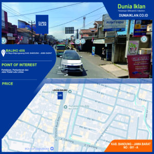 Baliho Ukuran 4 x 6 M Vertikal Jl. Raya Bojongsoang  Kab. Bandung - Jawa Barat