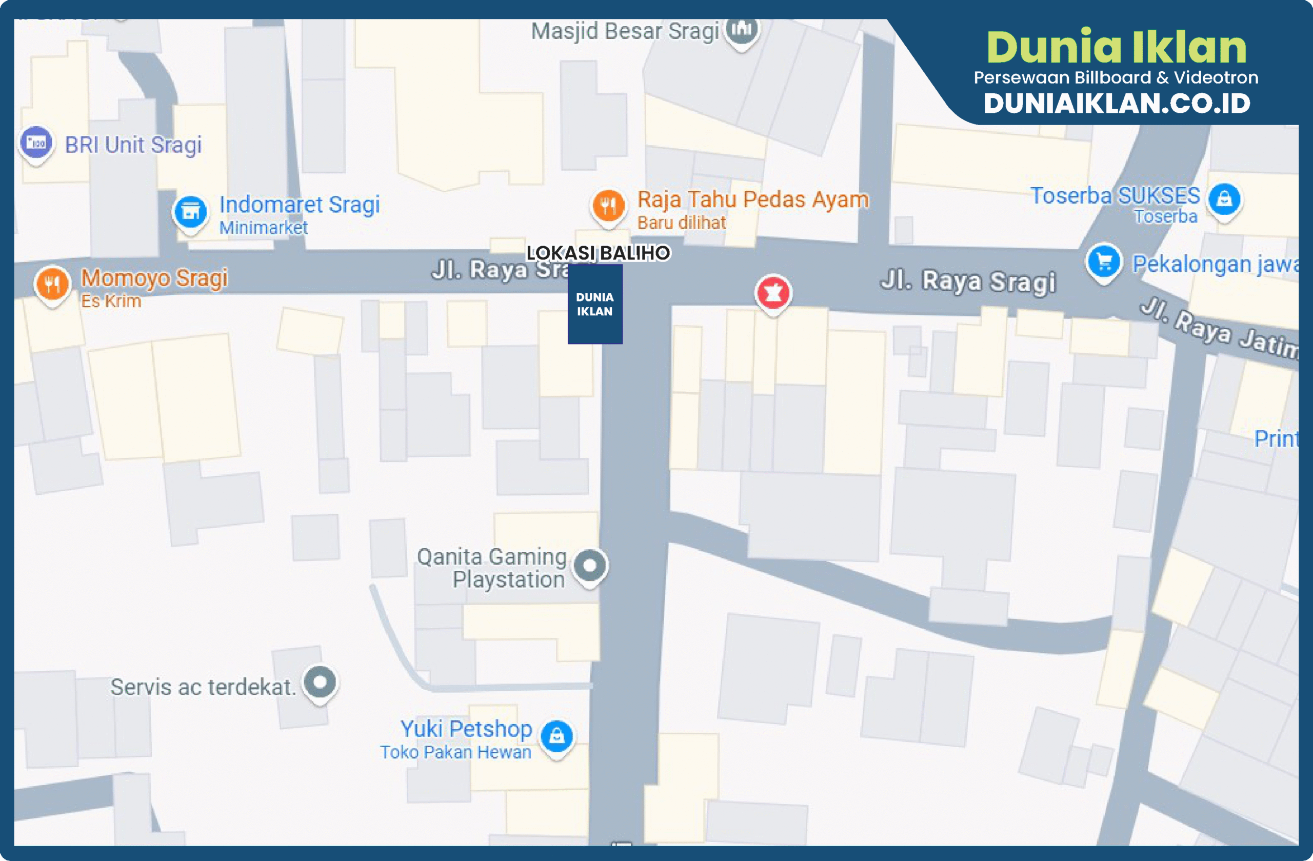 Baliho Ukuran 4 x 6 M Vertikal Jl. Raya Sragi Kab. Pekalongan - Jawa Tengah - Image 3