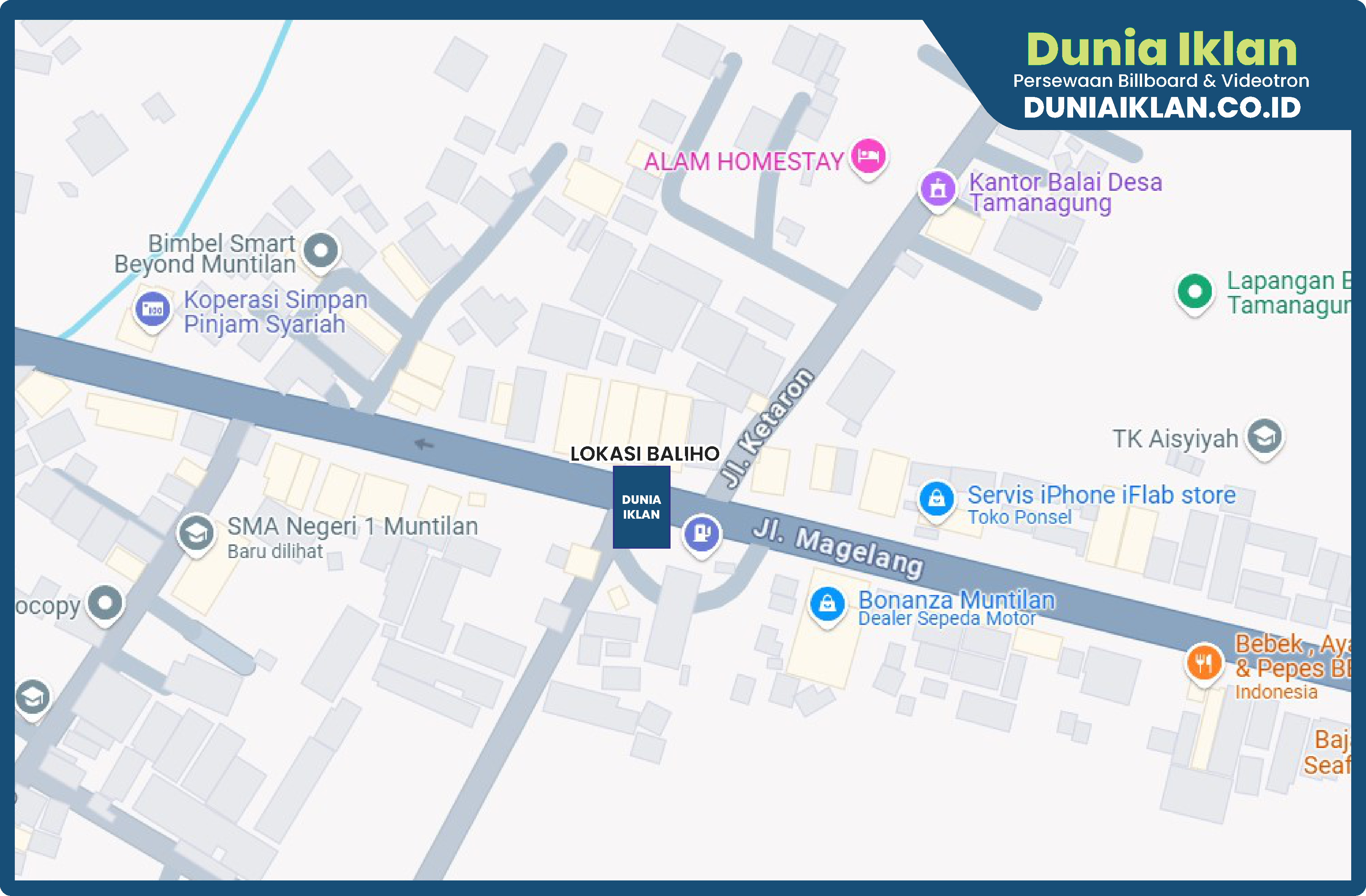 Baliho Ukuran 4 x 6 M Vertikal Jl. Raya Mutilan Kab. Magelang - Jawa Tengah - Image 4