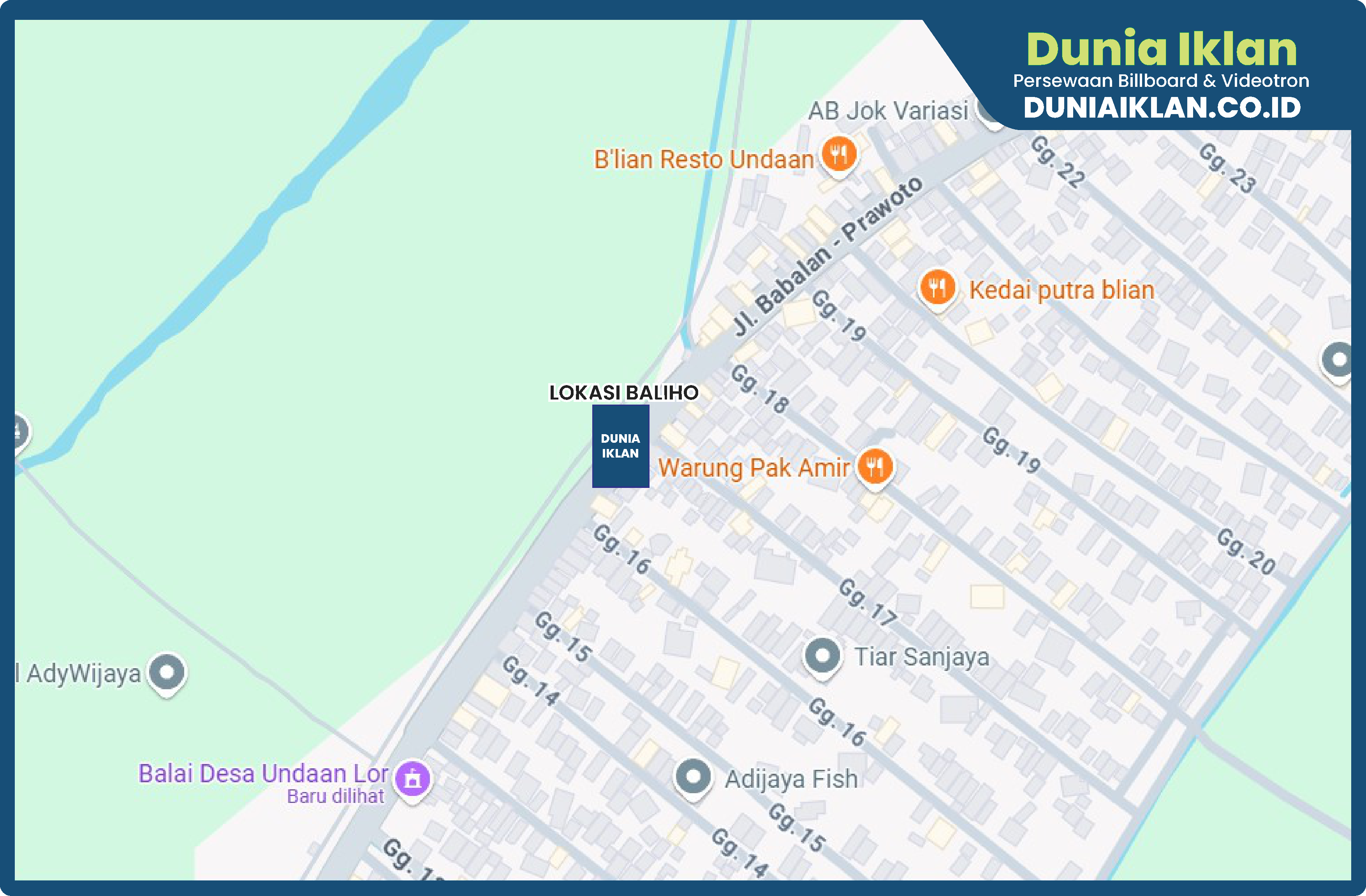 Baliho Ukuran 4 x 6 M Vertikal Jl. Raya Wates Kab. Kudus - Jawa Tengah - Image 2